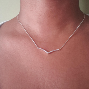 Wishbone Necklace - Blinged Jewels