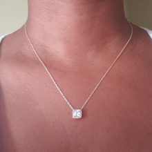 Load image into Gallery viewer, Square Halo Necklace - Blinged Jewels
