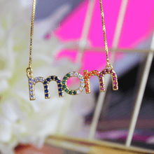 Load image into Gallery viewer, Mom Sparkle Necklace - Blinged Jewels
