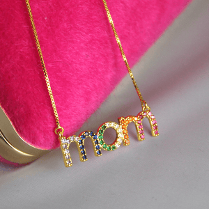 Mom Sparkle Necklace - Blinged Jewels