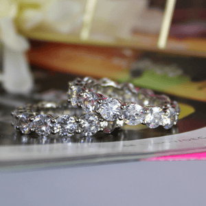 Dazzling Stackable Cubic Zirconia Rings - Blinged Jewels