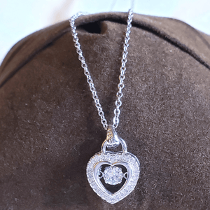 Heart Locket Necklace - Blinged Jewels