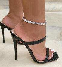 Load image into Gallery viewer, Iced Out Crystal Diamond Anklet - Blinged Jewels
