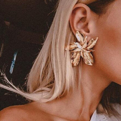 Petal Flower Earrings - Blinged Jewels