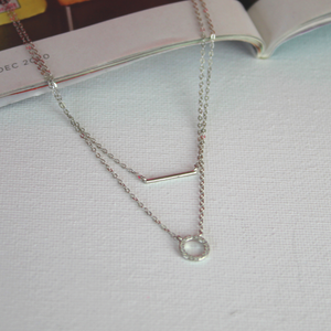 Layered Silver Necklace
