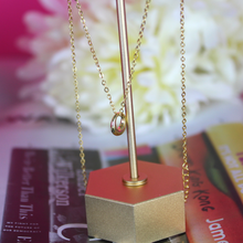 Load image into Gallery viewer, Mini Circle Gold Necklace

