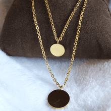 Load image into Gallery viewer, Circle Gold Necklace - Blinged Jewels
