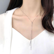 Load image into Gallery viewer, Symmetrical Silver Necklace
