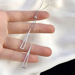Symmetrical Silver Necklace