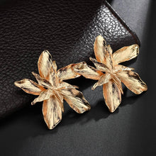 Load image into Gallery viewer, Petal Flower Earrings - Blinged Jewels
