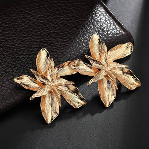 Petal Flower Earrings - Blinged Jewels