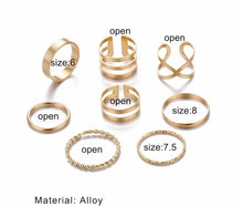 Load image into Gallery viewer, Round Hollow Geometric Rings - Blinged Jewels
